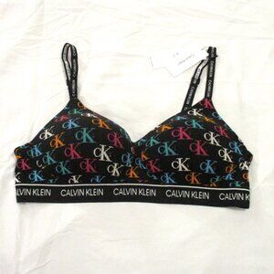 CALVIN KLEIN LOGO BRA – SIZE L – NWT
